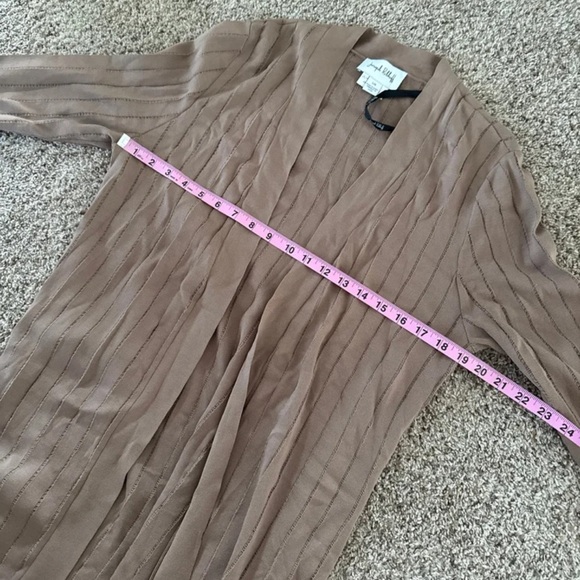 JOSEPH RIBKOFF Long Cover Up Cardigan Tiger's Eye
size Large - Picture 12 of 12